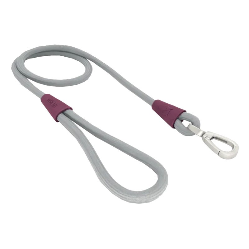 Morso Guinzaglio in Corda Grigio & Bordeaux In Linea