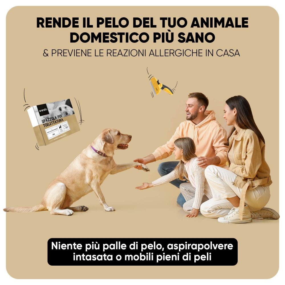 Animigo Spazzola per Tolettatura e Strigliatura Saldi Di Fabbrica