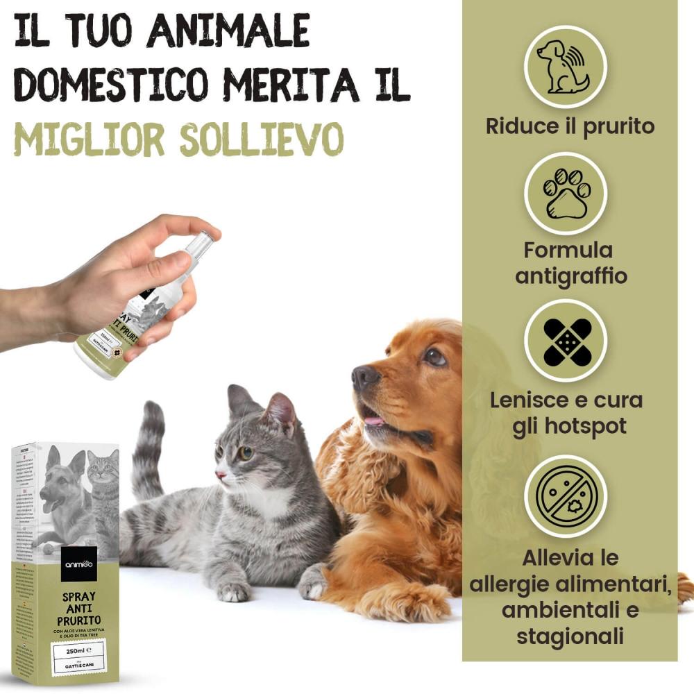 Animigo Spray Anti Prurito per Cani Italia