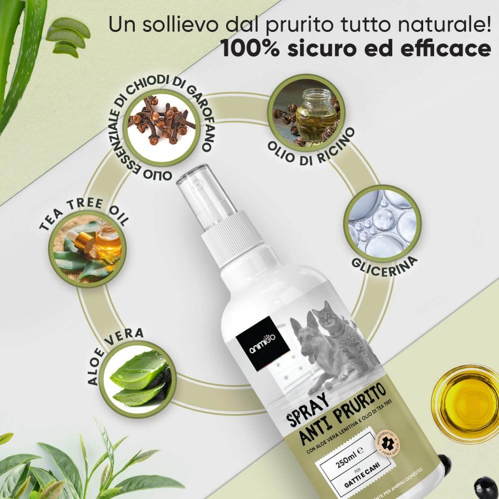 Animigo Spray Anti Prurito per Cani Italia