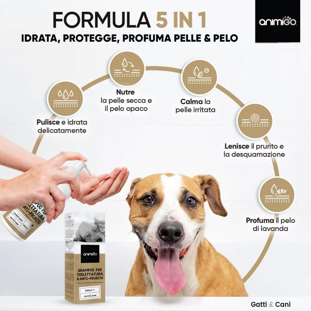Animigo Shampoo Toelettatura & Anti Prurito Negozi Online