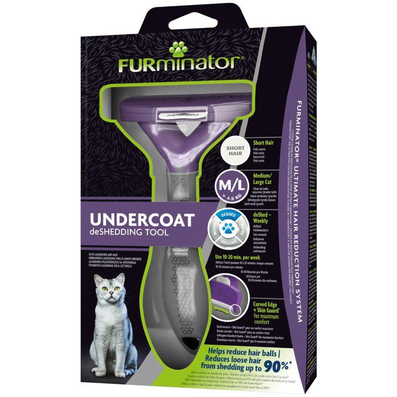 Bitiba deShedding FURminator L pelo corto per gatti In Linea