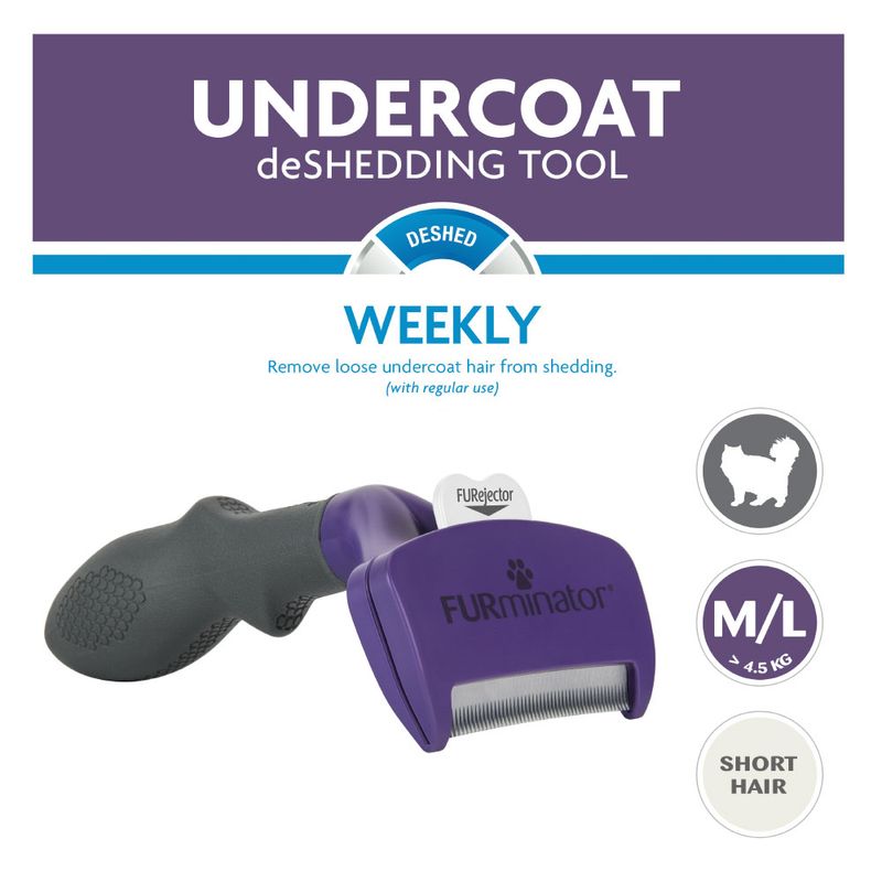 Bitiba deShedding FURminator L pelo corto per gatti In Linea