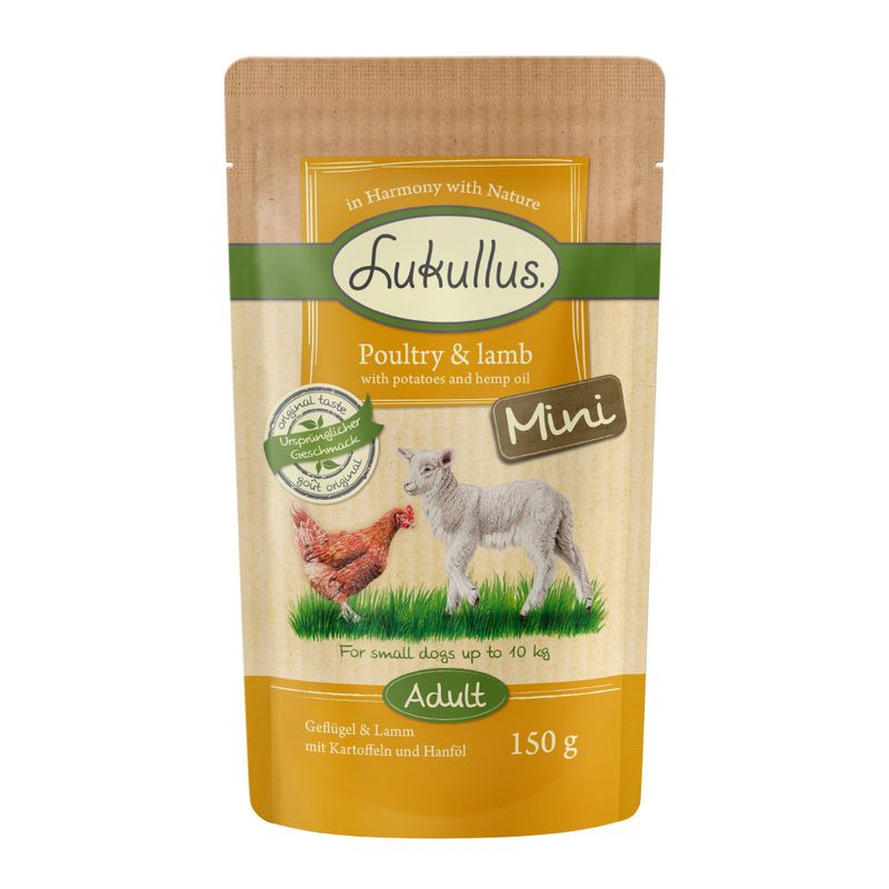 Bitiba Lukullus Naturale Adult Mini senza cereali 6 x 150 g Moda