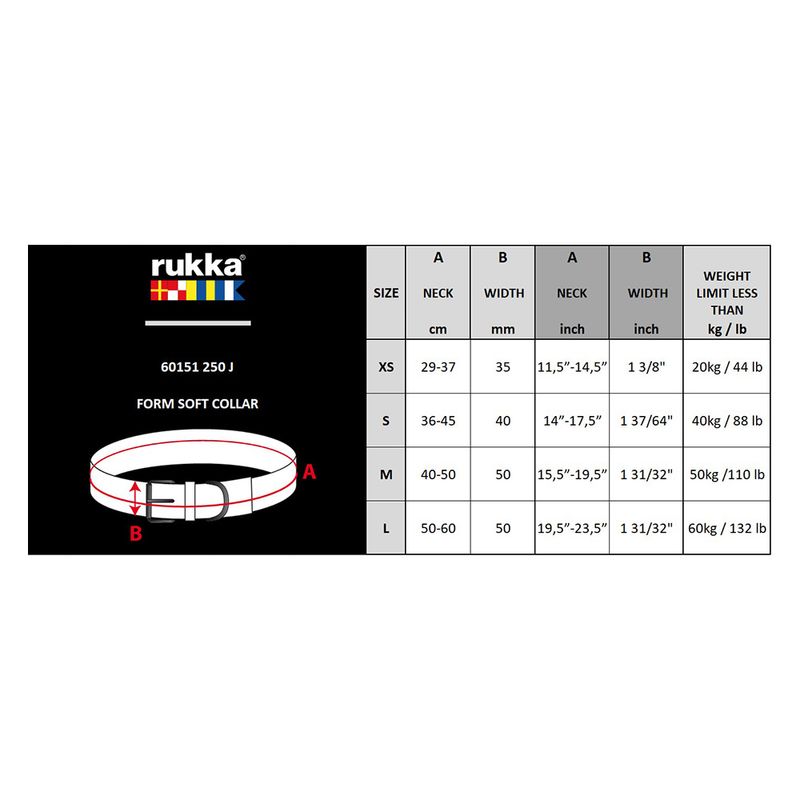 Bitiba Collare Rukka® Form Soft turchese Negozi Online
