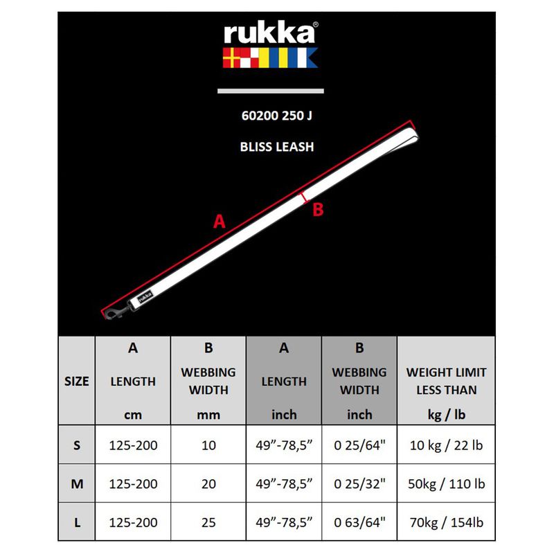 Bitiba Guinzaglio Rukka® Bliss turchese Fino Al -60%