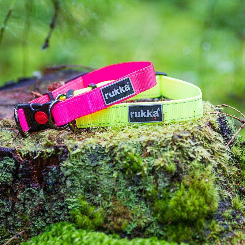 Bitiba Collare Rukka® Bliss Neon - rosa fluo Shopping Online