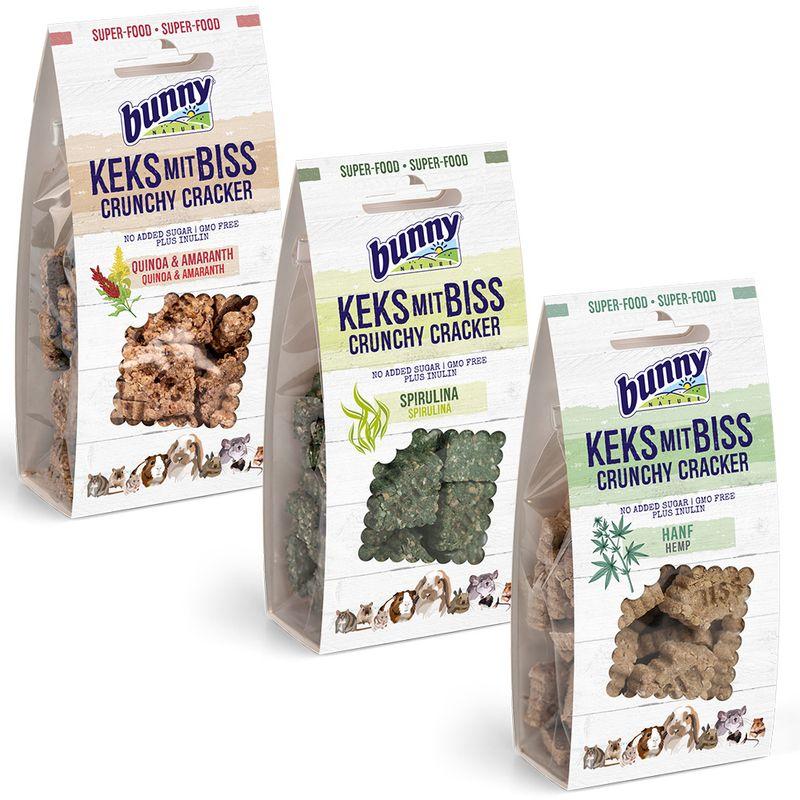 Bitiba Bunny CRUNCHY Cracker Superfood per roditori Prezzo Ridotto