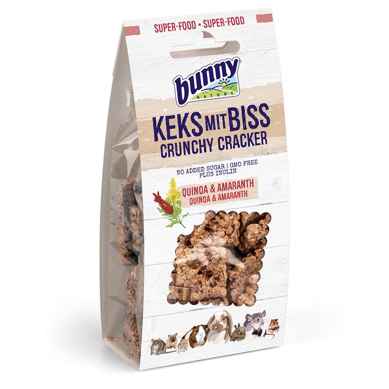 Bitiba Bunny CRUNCHY Cracker Superfood per roditori Prezzo Ridotto