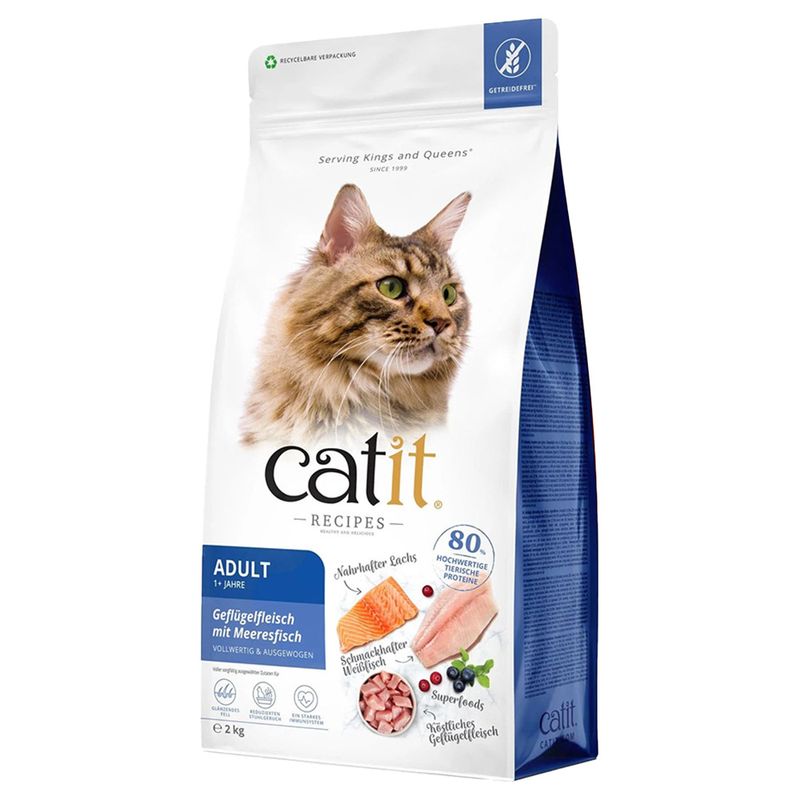Bitiba Catit Recipes Adult Pesce Crocchette per gatto Online