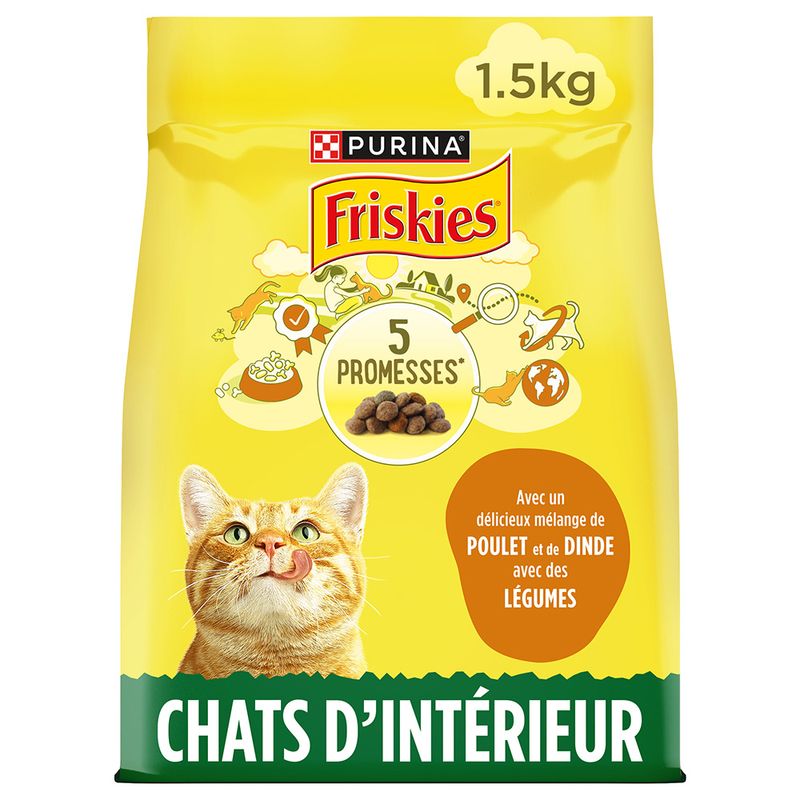 Bitiba PURINA Friskies Adult con Tonno e Verdure Crocchette per gatto Vendita Economica