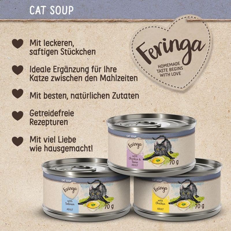 Bitiba Feringa Cat Soup 12 x 70 g Alimento complementare per gatto Italia