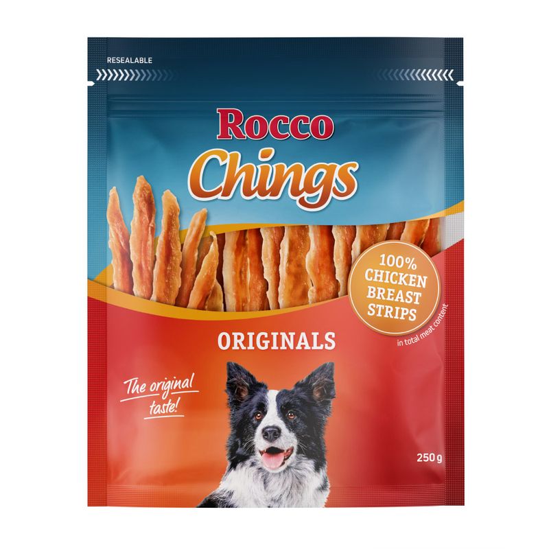 Bitiba Fai scorta Rocco Chings - Strisce da masticare 4/12 x 170 g/250 g/120 g Qualità