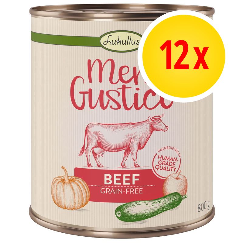 Bitiba Fai scorta Lukullus Menu Gustico - Senza cereali 12 x 800 g Consegna Veloce