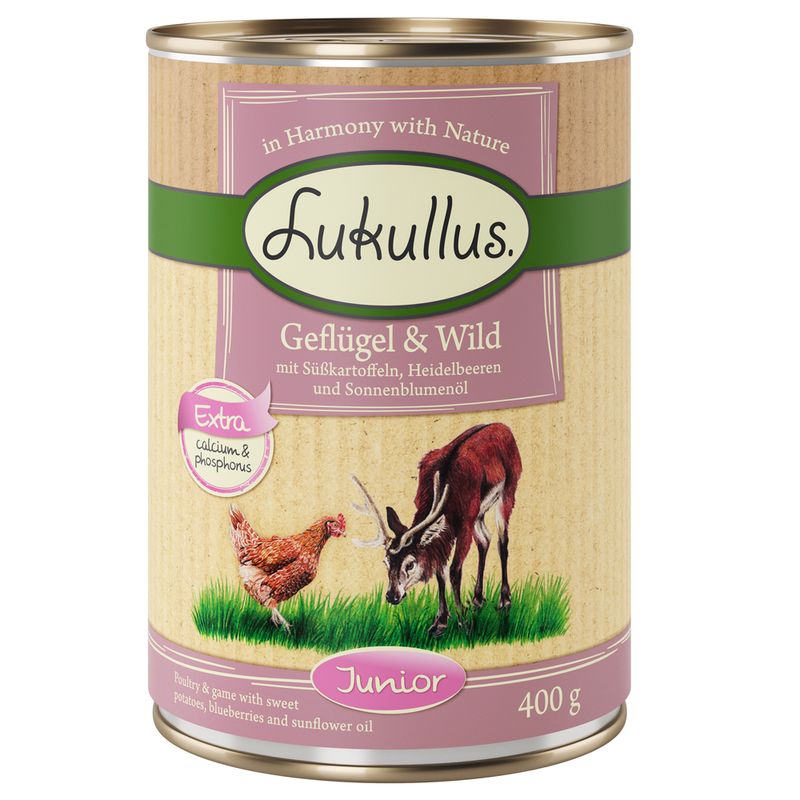 Bitiba Fai scorta Lukullus Junior 24 x 400 g Prezzo Ridotto