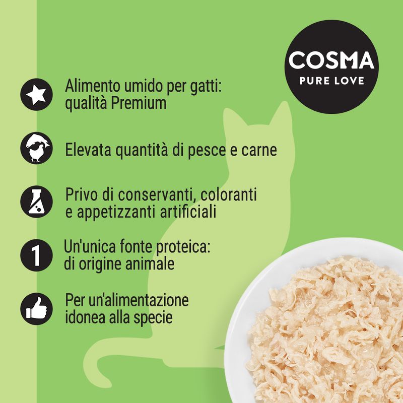 Bitiba Fai scorta Cosma Original in gelatina 12 x 400 g Offerta