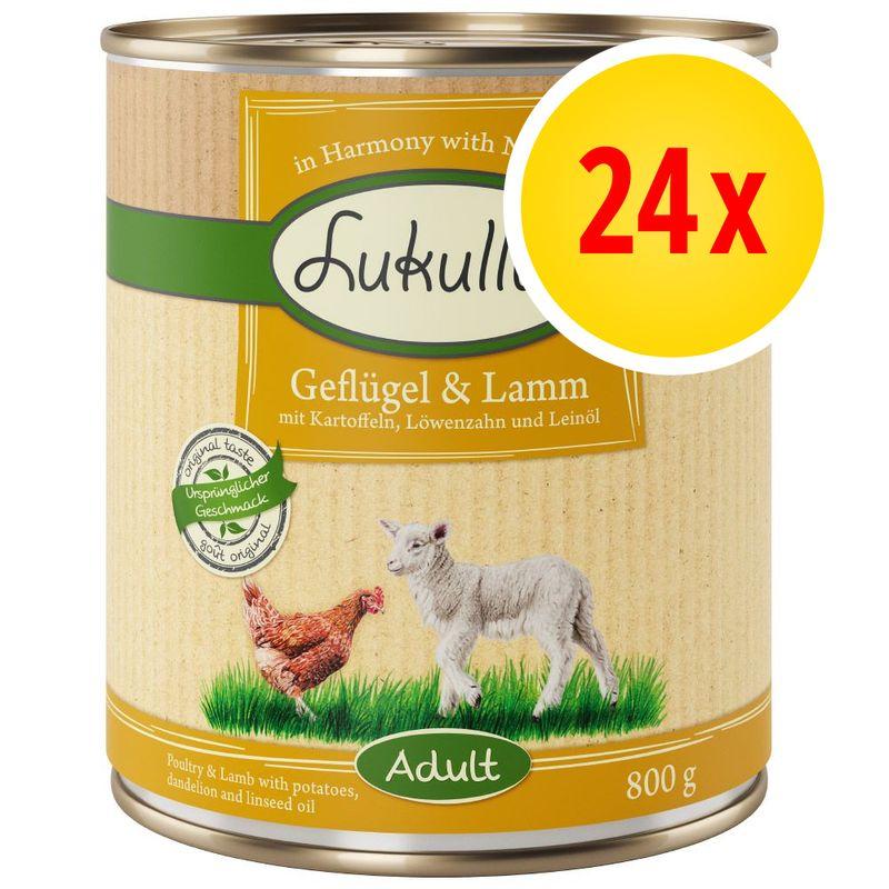 Bitiba Lukullus 24 x 800 g Alimento umido per cani