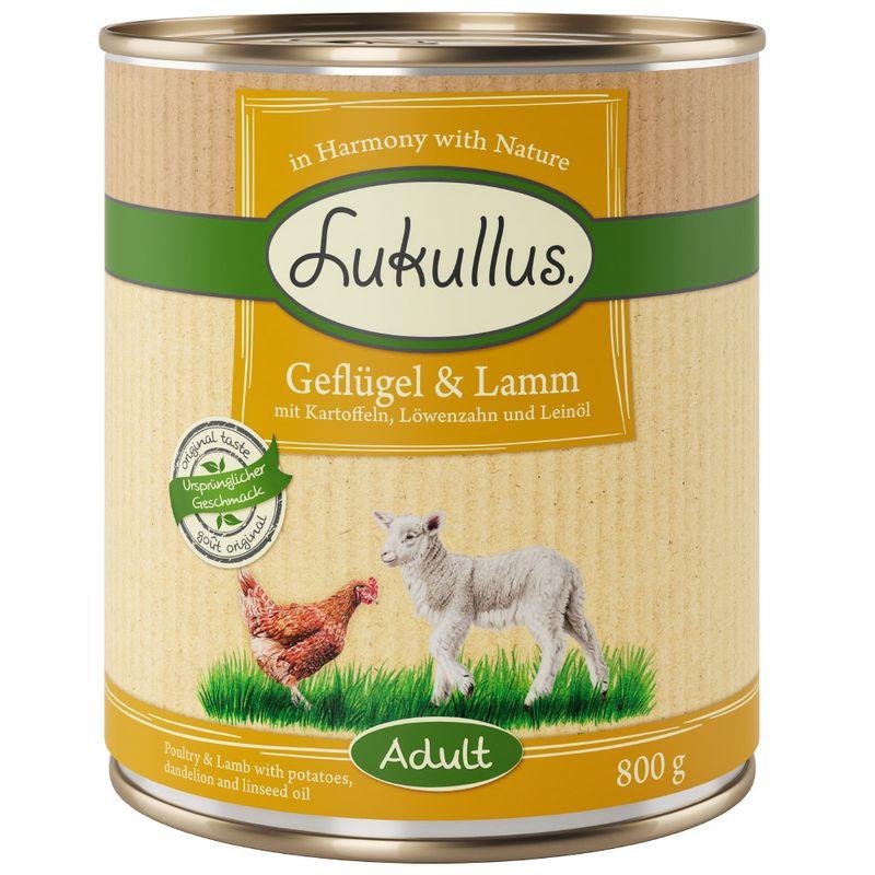 Bitiba Lukullus 24 x 800 g Alimento umido per cani Offerte