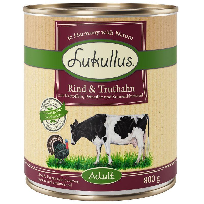 Bitiba Lukullus 24 x 800 g Alimento umido per cani Offerte