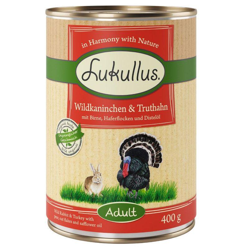 Bitiba Lukullus 24 x 400 g Alimento umido per cane Vendita Calda