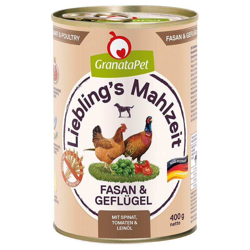 Bitiba Granatapet Liebling's Mahlzeit 24 x 400 g Alimento umido per cane Qualità