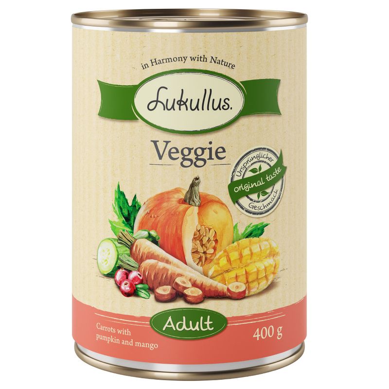 Bitiba Provalo 6 x 400 g Alimento umido + 1 5 kg Crocchette Lukullus Veggie Offerta