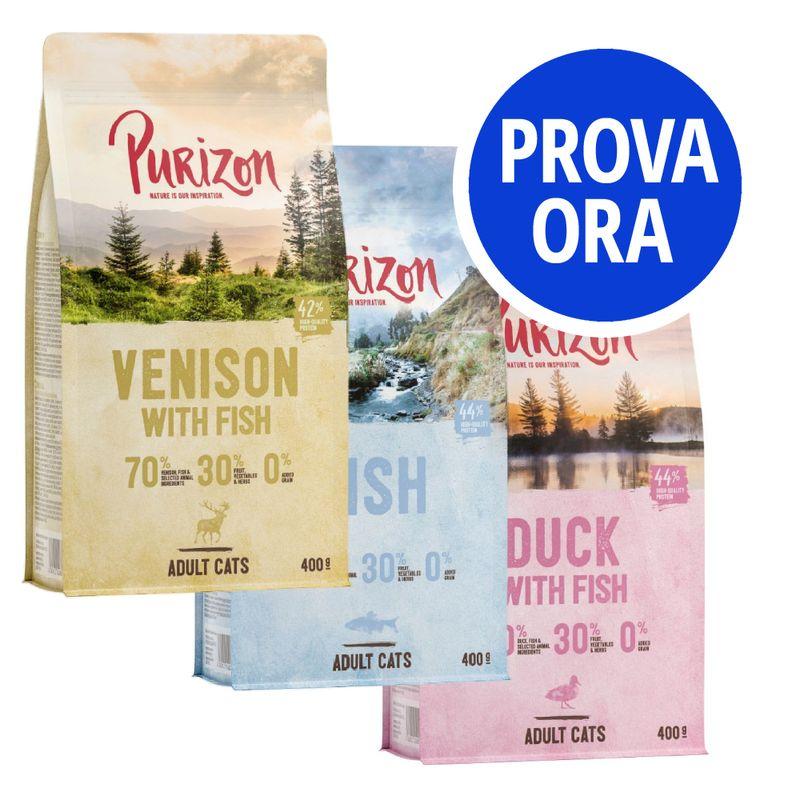 Bitiba Set prova Purizon Adult Cat Crocchette per gatto Outlet