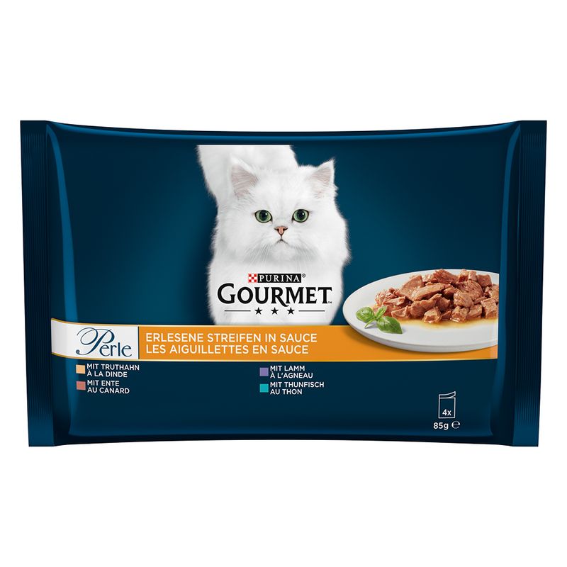 Bitiba Provalo Gourmet Perle 4 x 85 g Alimento umido per gatti Saldi Di Fabbrica