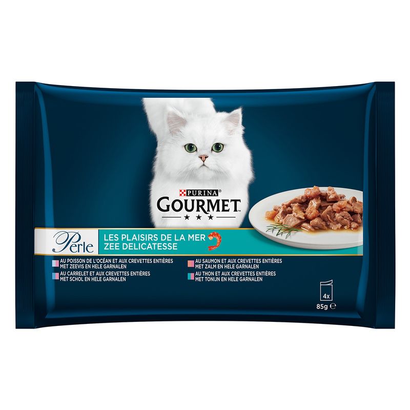 Bitiba Provalo Gourmet Perle 4 x 85 g Alimento umido per gatti Saldi Di Fabbrica