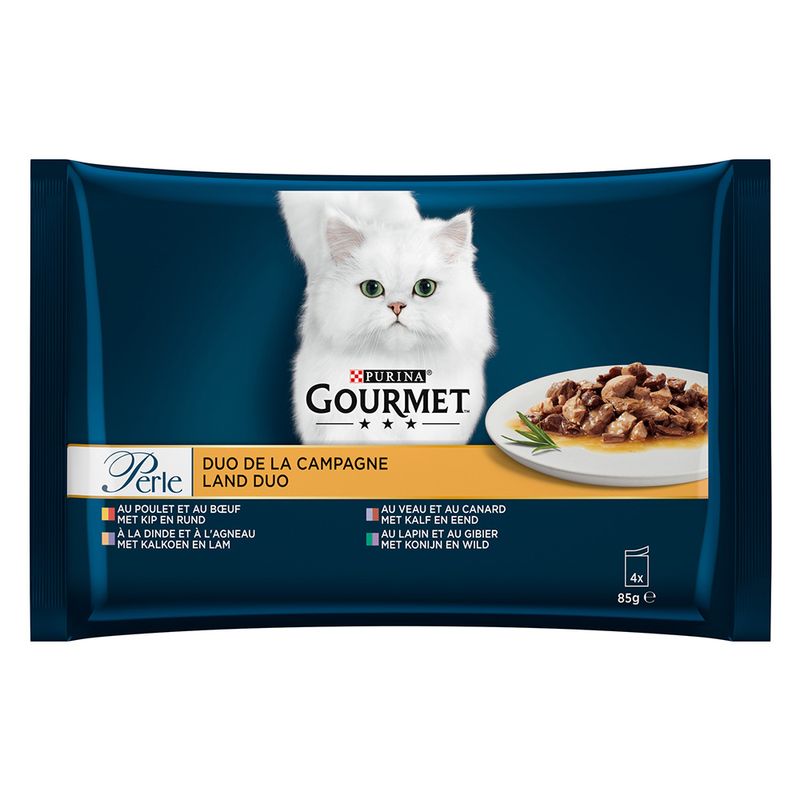 Bitiba Provalo Gourmet Perle 4 x 85 g Alimento umido per gatti Saldi Di Fabbrica