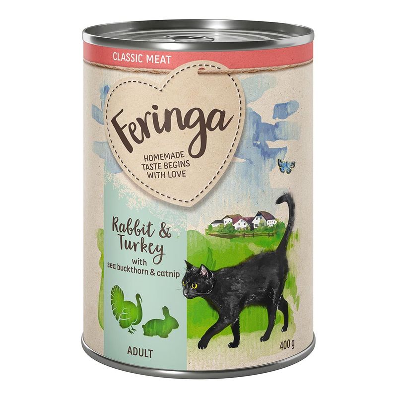 Bitiba Feringa Classic Meat 6 x 400 g Pacco misto umido per gatti In Saldo