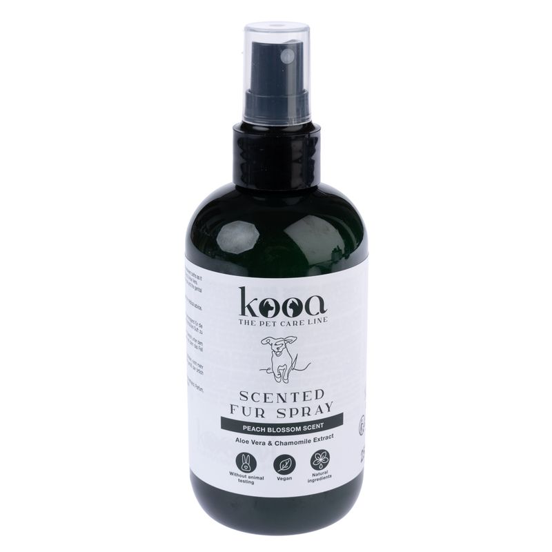 Bitiba kooa Spray profumato per il pelo con aroma di fiori di pesco