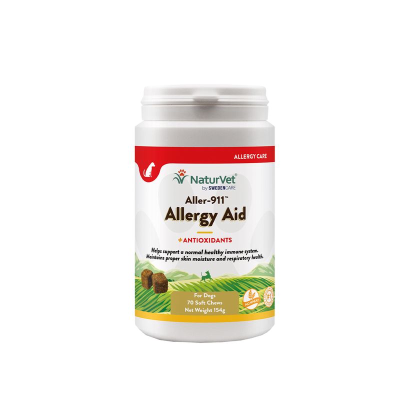 Bitiba NaturVet Aller-911 Advanced Allergy Aid Snacks Complemento alimentare cane
