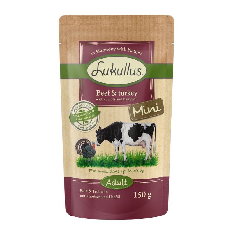 Bitiba Provalo 6 x 150 g Lukullus Naturale Mini Mix Adult in busta salvafreschezza Liquidazione