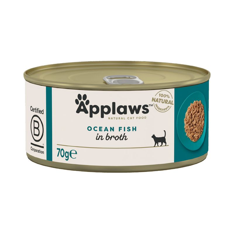 Bitiba Applaws in brodo Pesce di Mare Shopping Online