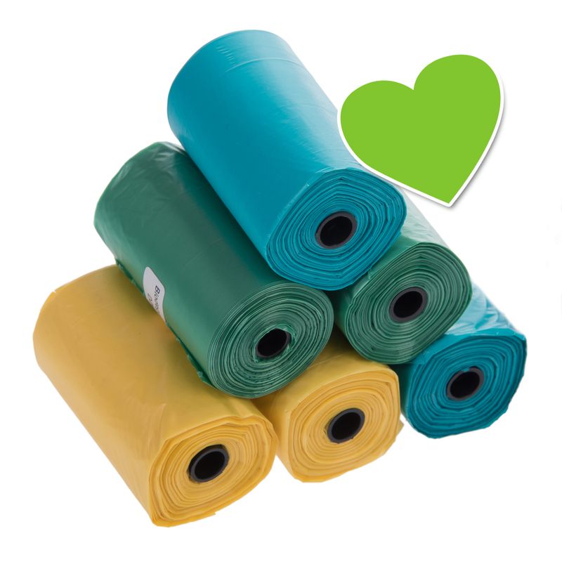 Bitiba zoolove sacchetto per escrementi di cane tricolore