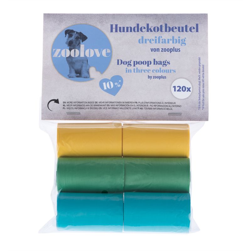 Bitiba zoolove sacchetto per escrementi di cane tricolore Offerte