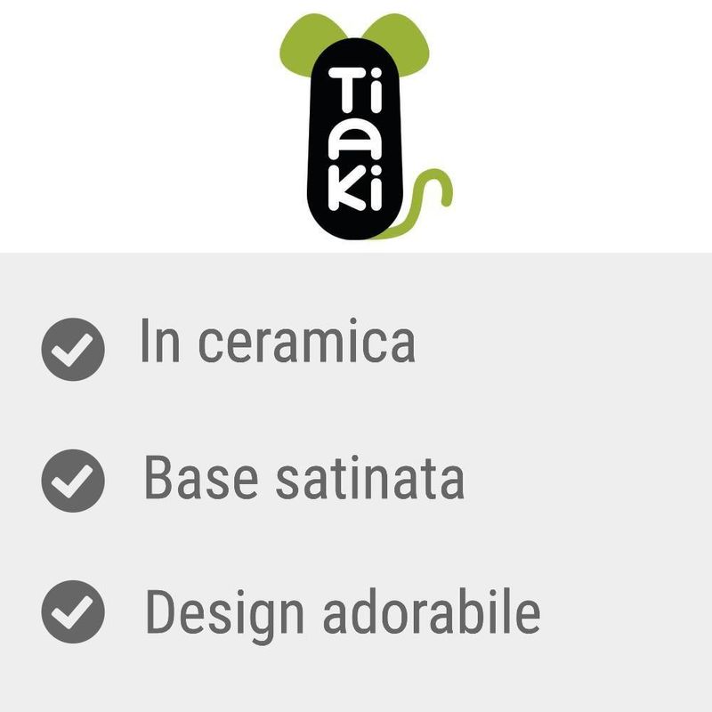 Bitiba Ciotola in ceramica TIAKI per criceti e topi In Linea