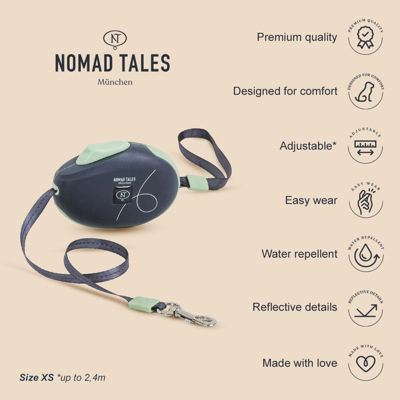 Bitiba Guinzaglio avvolgibile Nomad Tales Bloom Liberty Qualità Garantita