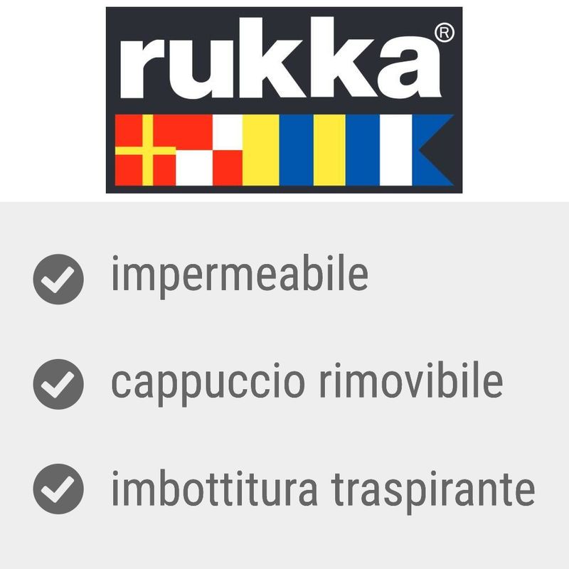 Bitiba Mantella antipioggia Rukka® Streamy Eco verde oliva Sottocosto
