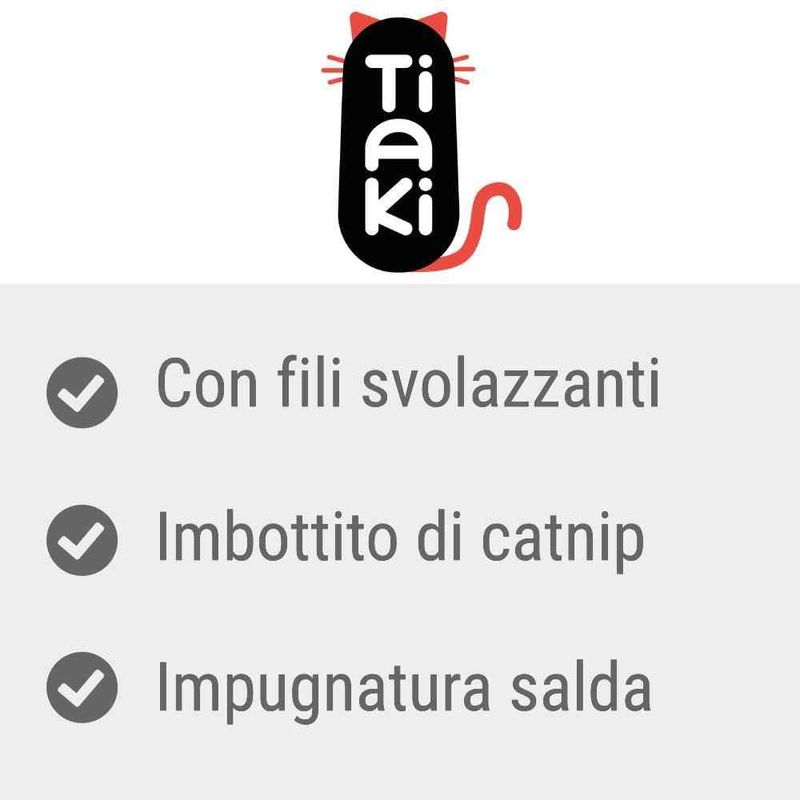 Bitiba Cannetta gioco per gatti TIAKI con anello Vendita Economica