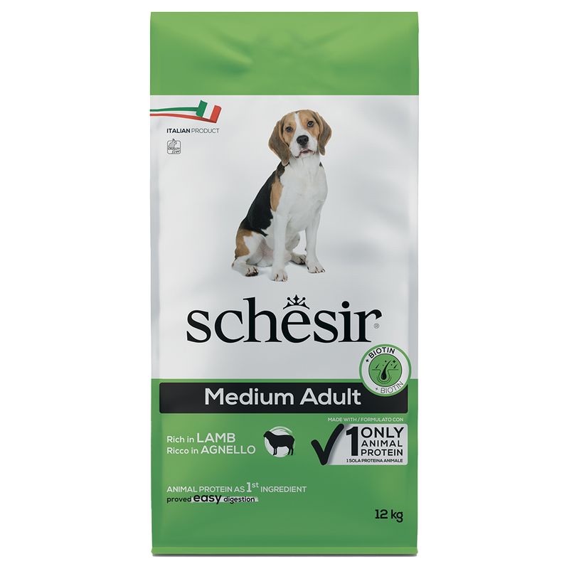 Bitiba Schesir Medium Adult con Agnello Crocchette per cane I Più Venduti