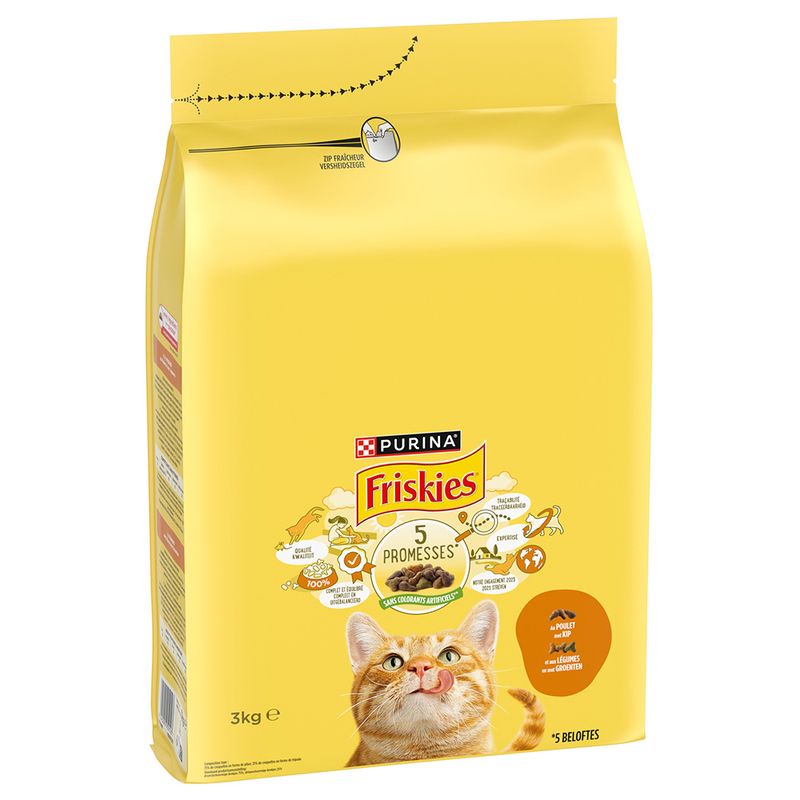 Bitiba PURINA Friskies Adult con Pollo e Verdure Crocchette per gatto Acquista Ora