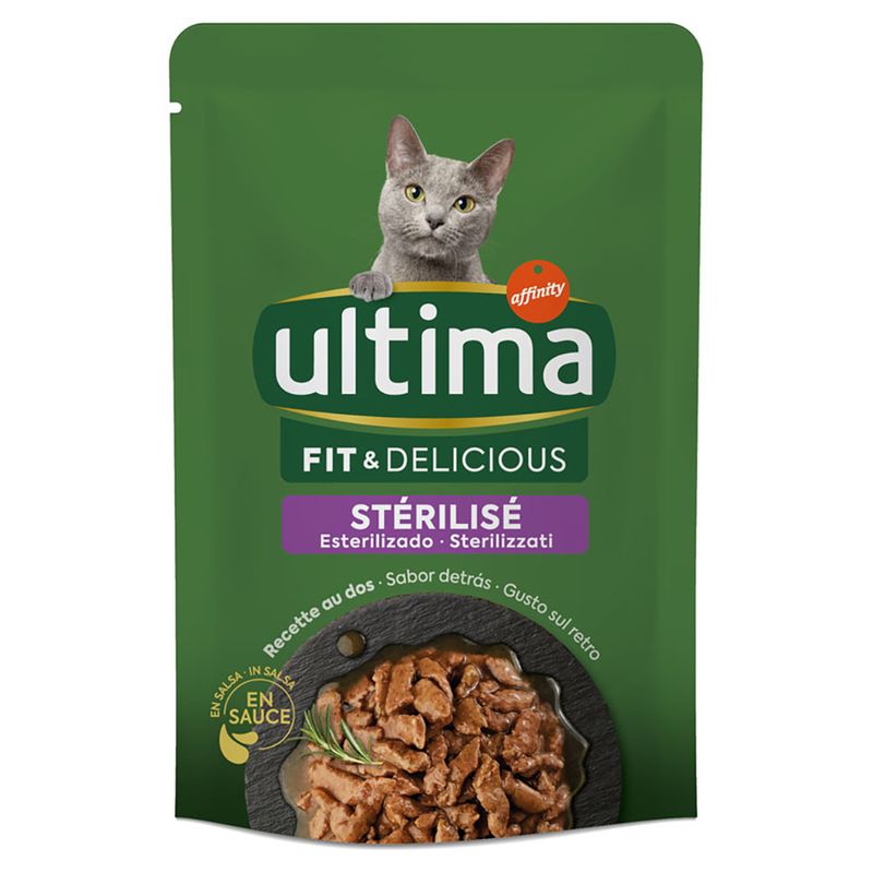 Bitiba Ultima Cat Sterilized 8 x 85 g Umido per gatto Consegna Veloce