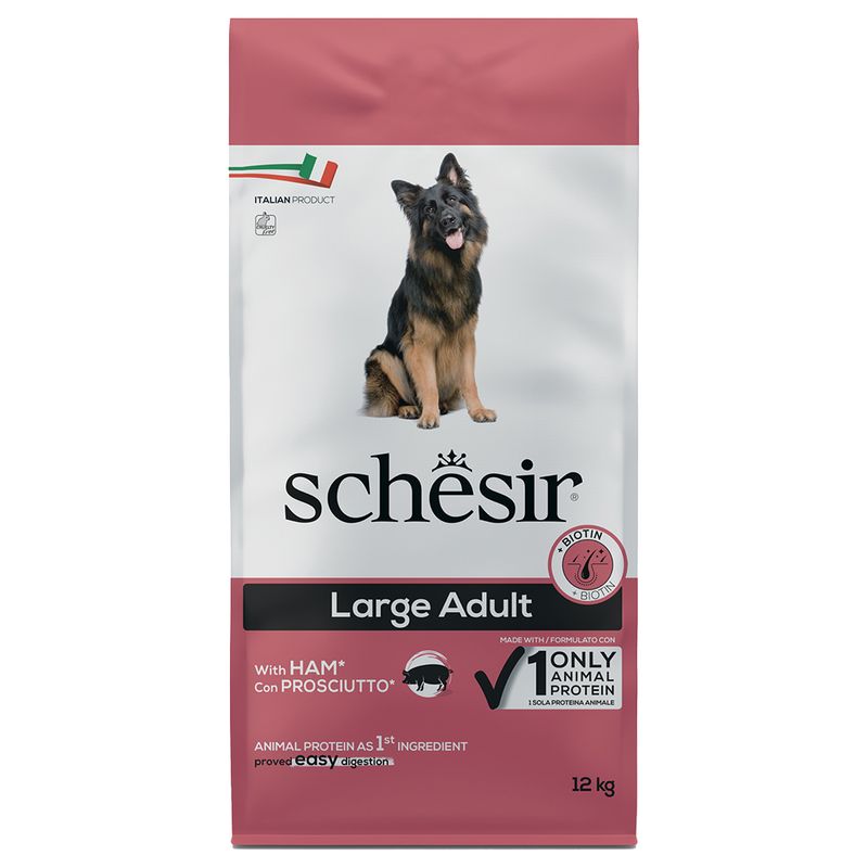 Bitiba Schesir Large Adult con Prosciutto Crocchette per cane Offerta natalizia