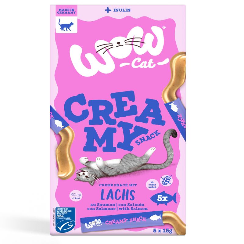 Bitiba WOW Creamy Snack 5 x 15 g per gatto Affare Del Giorno