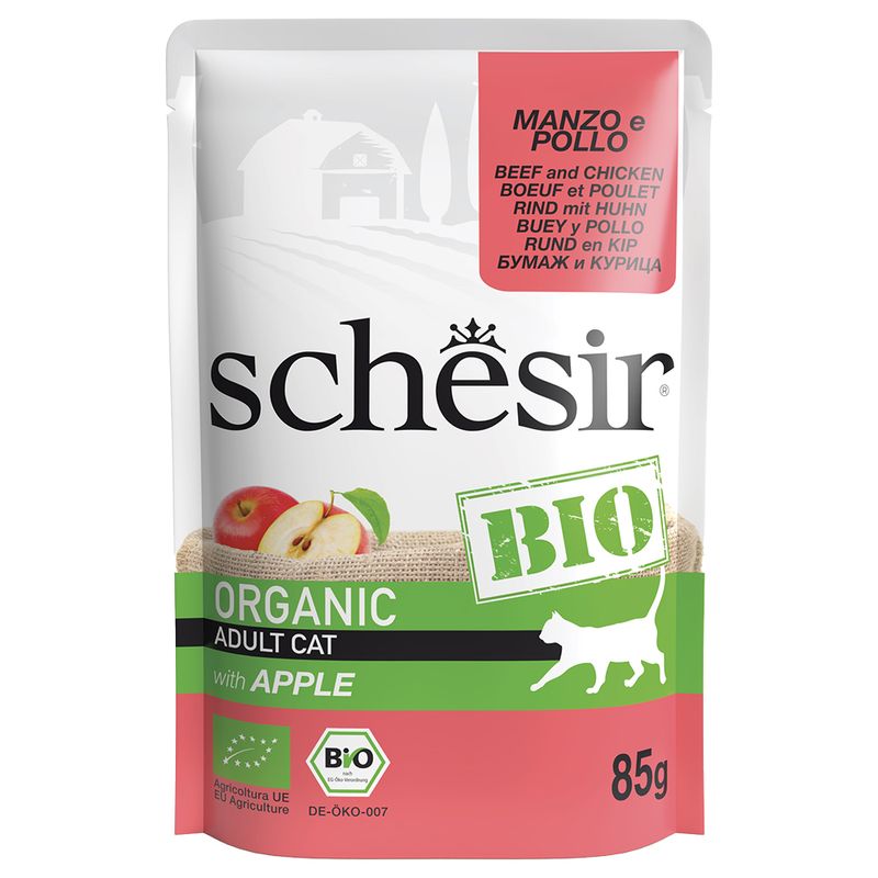 Bitiba Schesir Bio Buste 16 x 85 g Umido per gatto Prezzo Ridotto