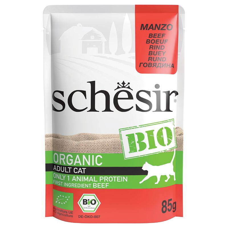 Bitiba Schesir Bio Buste 16 x 85 g Umido per gatto Prezzo Ridotto