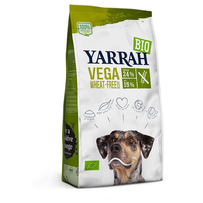 Bitiba Yarrah Bio Vega Wheat-Free Crocchette vegetariane senza frumento per cane Sconto