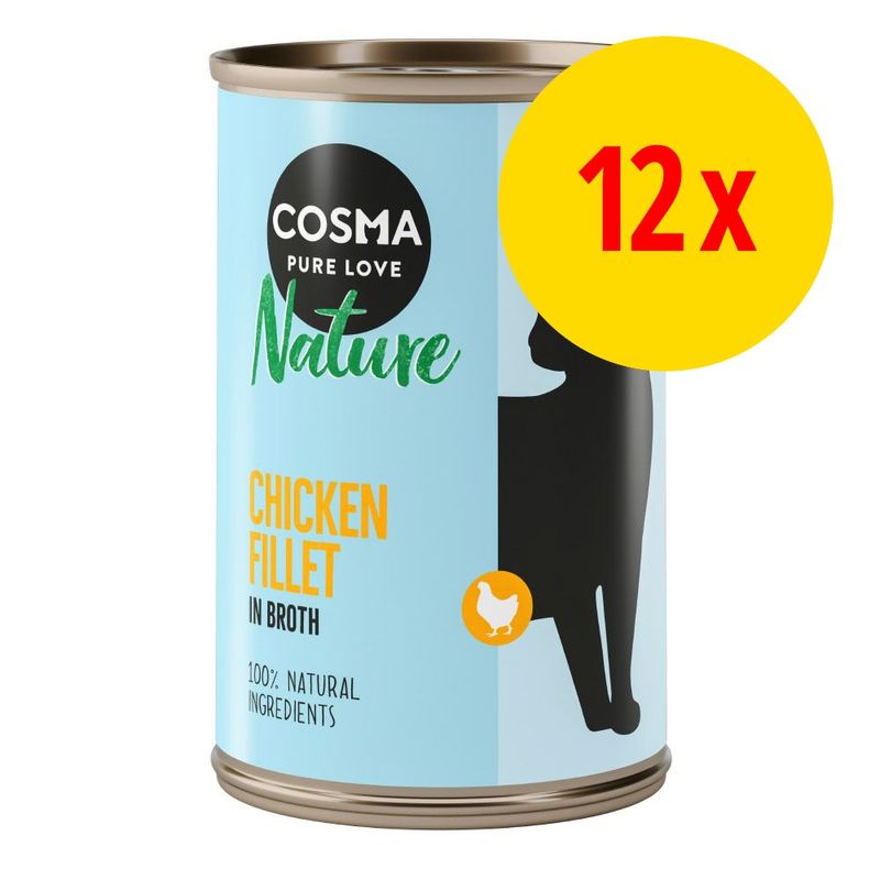 Bitiba Fai scorta Cosma Nature 12 x 140 g Alimento umido per gatti